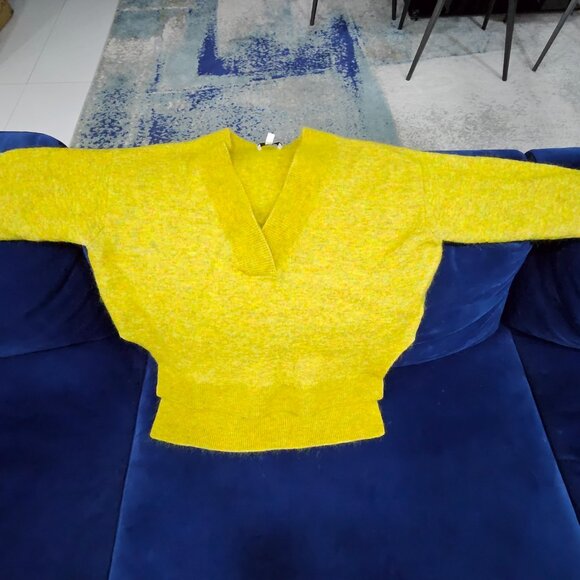 Yellow marled sweater - Picture 2 of 2